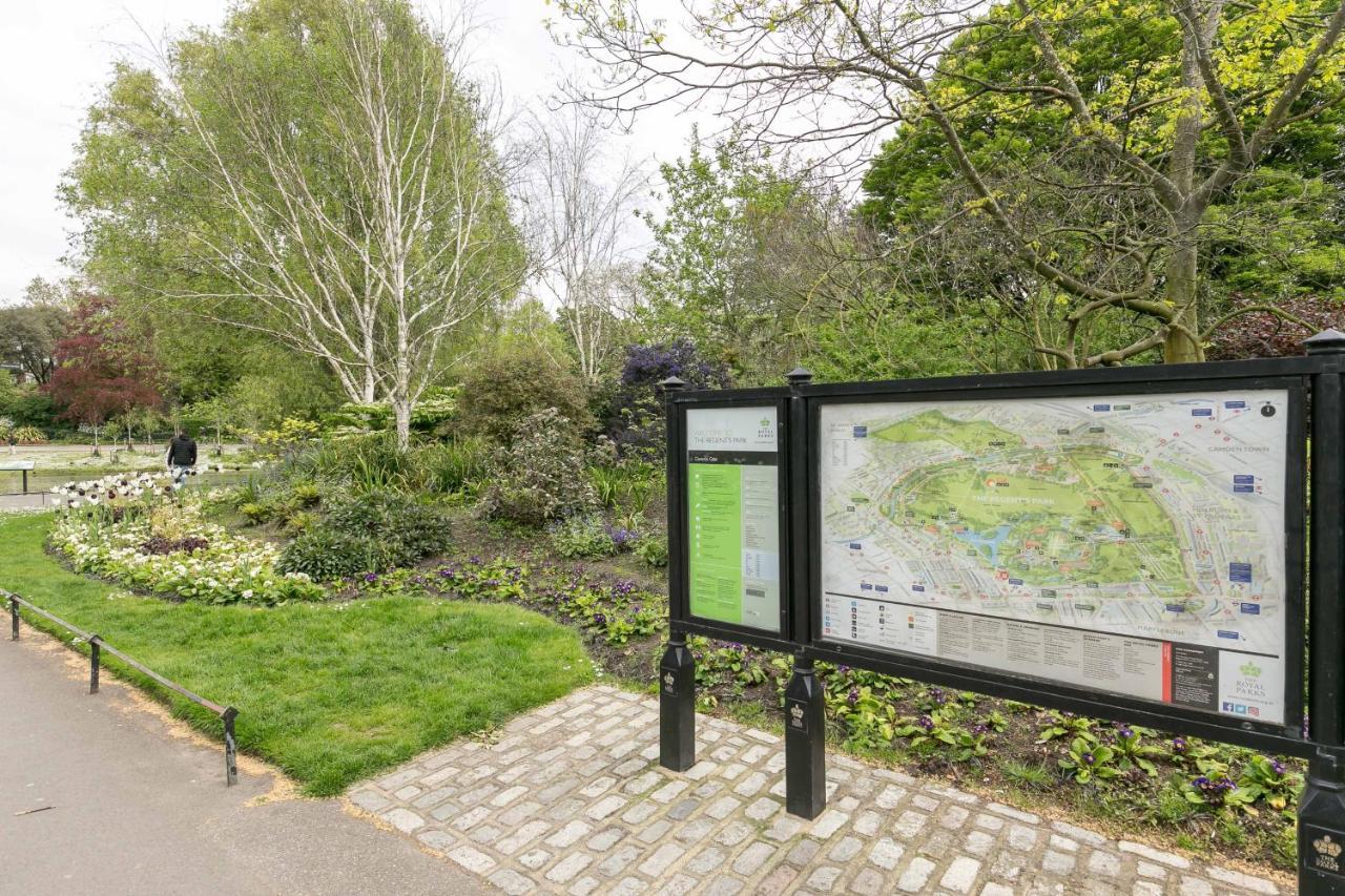 Light Filled Studio With View Of Regents Park Appartement Londen Buitenkant foto